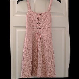 Short Dusty Pink Dress